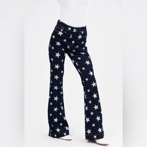 Judy blue dark denim star flares size 1/25